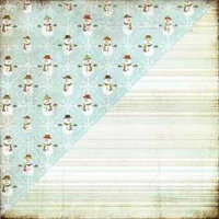 BasicGrey - Figgy Pudding Collection - 12x12 Double Sided Paper - Shiver