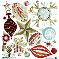 BasicGrey - Figgy Pudding Collection - Ornament Stickers - Figgy Pudding