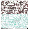 BasicGrey - Figgy Pudding Collection - Alphabet Stickers - Figgy Pudding