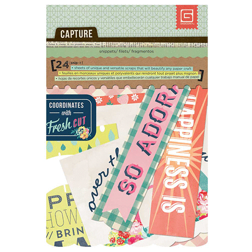 BasicGrey - Fresh Cut Collection - Journaling Cards - Snippets
