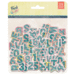 BasicGrey - Fresh Cut Collection - Chipboard Stickers - Alphabet
