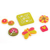 BasicGrey - Green at Heart Collection - Gummies - Rubber Stickers, CLEARANCE