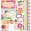 BasicGrey - Highline Collection - 12 x 12 Cardstock Stickers - Elements