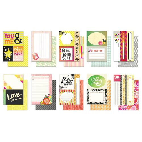 BasicGrey - Highline Collection - Journaling Cards - Snippets