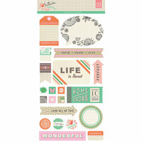 BasicGrey - Hillside Collection - Cardstock Stickers - Elements