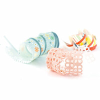 BasicGrey - Hopscotch Collection - Doilies - Self Adhesive Ribbon