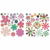 BasicGrey - Indie Bloom Collection - Die Cut Cardstock and Canvas Pieces - Flowers