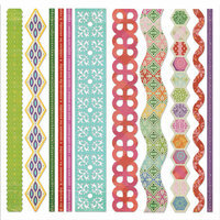 BasicGrey - Indie Bloom Collection - Canvas and Cardstock Borders