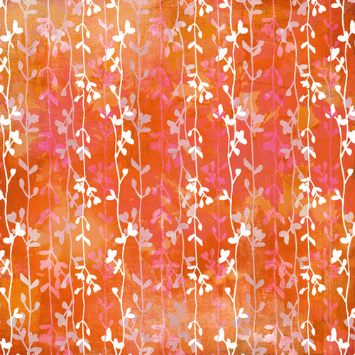 BasicGrey - Indian Summer Collection - 12 x 12 Paper - Emberglow, CLEARANCE