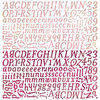 BasicGrey - Indian Summer Collection - 12 x 12 Alphabet Stickers, CLEARANCE