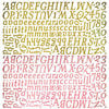 BasicGrey - Letter Stickers - Infuse - Sugar, CLEARANCE