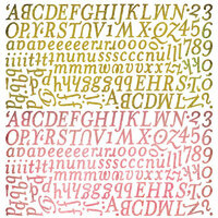 BasicGrey - Letter Stickers - Infuse - Sugar, CLEARANCE