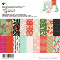 BasicGrey - Juniper Berry Collection - Christmas - 6 x 6 Paper Pad