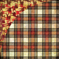 BasicGrey - Jovial Collection - 12 x 12 Double Sided Paper - Tartan Plaid