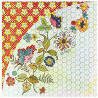 BasicGrey - June Bug Collection - 12 x 12 Double Sided Paper - Broken China, CLEARANCE