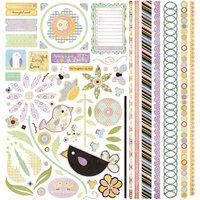 BasicGrey - Kioshi Collection - 12 x 12 Element Stickers - Shapes, CLEARANCE