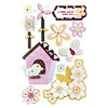 BasicGrey - Kioshi Collection - Pops - 3 Dimensional Cardstock Stickers, CLEARANCE