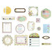 BasicGrey - Kioshi Collection - Die Cut Cardstock Pieces, CLEARANCE