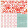 BasicGrey - Konnichiwa Collection - 12 x 12 Alphabet Stickers