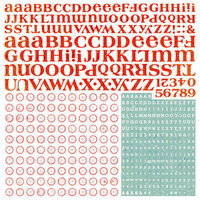 BasicGrey - Konnichiwa Collection - 12 x 12 Alphabet Stickers