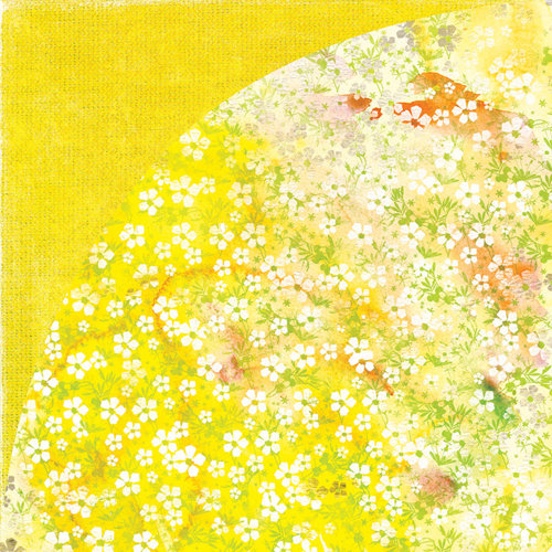 BasicGrey - Lauderdale Collection - 12 x 12 Double Sided Paper - Sun Glow