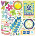 BasicGrey - Lauderdale Collection - 12 x 12 Element Stickers - Shapes