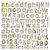 BasicGrey - Lucille Collection - 12 x 12 Alphabet Stickers