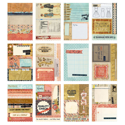 BasicGrey - Lucille Collection - Journaling Cards - Snippets