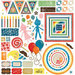 BasicGrey - Life of the Party Collection - 12 x 12 Element Stickers - Shapes