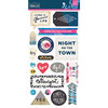 BasicGrey - Urban Luxe Collection - Cardstock Stickers - Elements