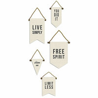 BasicGrey - Urban Luxe Collection - Canvas Pennant Kit