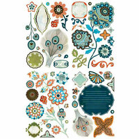 BasicGrey - Marrakech Collection - Adhesive Chipboard - Shapes, CLEARANCE