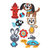 BasicGrey - Max and Whiskers Collection - Woolies - 3 Dimensional Felt Stickers, CLEARANCE