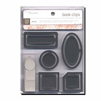 BasicGrey Jumbo Book Clips - Black, CLEARANCE