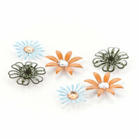BasicGrey - Picadilly Collection - Metal Flowers