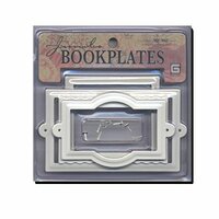 BasicGrey Jumbo Book Plates - Square - White, CLEARANCE