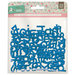 BasicGrey - Mint Julep Collection - Adhesive Chipboard - Alphabet