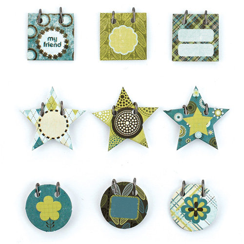 BasicGrey - Marjolaine Collection - Small Details - Decorative Stickers - Fasteners