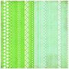 BasicGrey - Nook and Pantry Collection - Doilies - 12 x 12 Die Cut Paper - Green and Blue, CLEARANCE