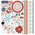 BasicGrey - Nordic Holiday Collection - Christmas - 12 x 12 Element Stickers - Shapes