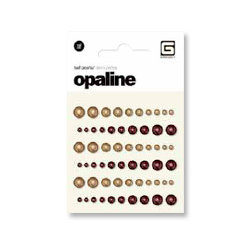 BasicGrey - Opaline Collecrtion - Pearls - Individual Half Pearls - Wine and Champagne