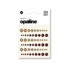 BasicGrey - Opaline Collecrtion - Pearls - Individual Half Pearls - Wine and Champagne