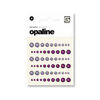 BasicGrey - Opaline Collecrtion - Pearls - Individual Half Pearls - Lilac and Violet, CLEARANCE