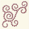 BasicGrey - Opaline Collection - Pearls - Swirl Half Pearls - Rouge