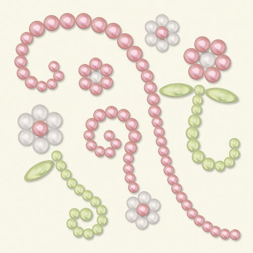 BasicGrey - Opaline Collection - Pearls - Wonder Half Pearls - Pink, CLEARANCE