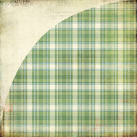 BasicGrey - Oxford Collection - 12 x 12 Double Sided Paper - Preppy Plaid