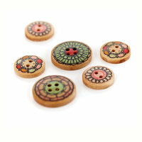 BasicGrey - Paper Cottage Collection - Wooden Buttons