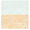BasicGrey - Picadilly Collection - 12 x 12 Alphabet Stickers