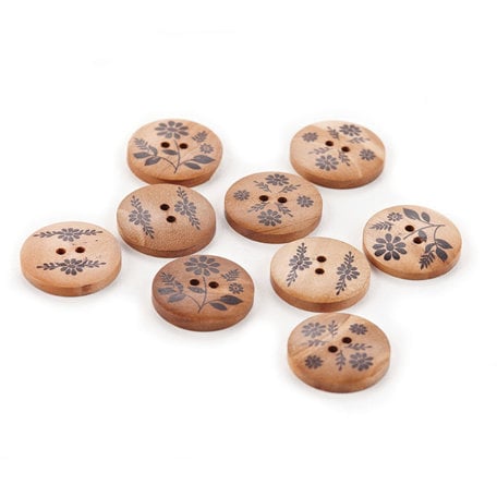 BasicGrey - Picadilly Collection - Wooden Buttons