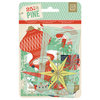 BasicGrey - 25th and Pine Collection - Christmas - Die Cut Cardstock and Transparency Pieces
